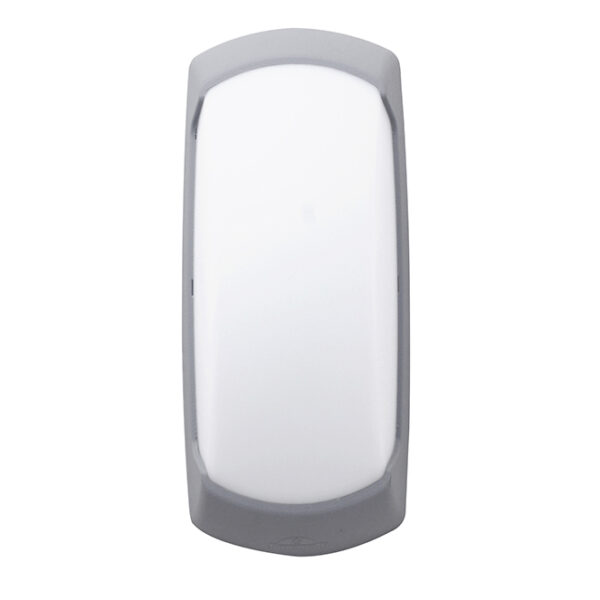 Aplique de Parede Francy Cinza 1x E27 IP66