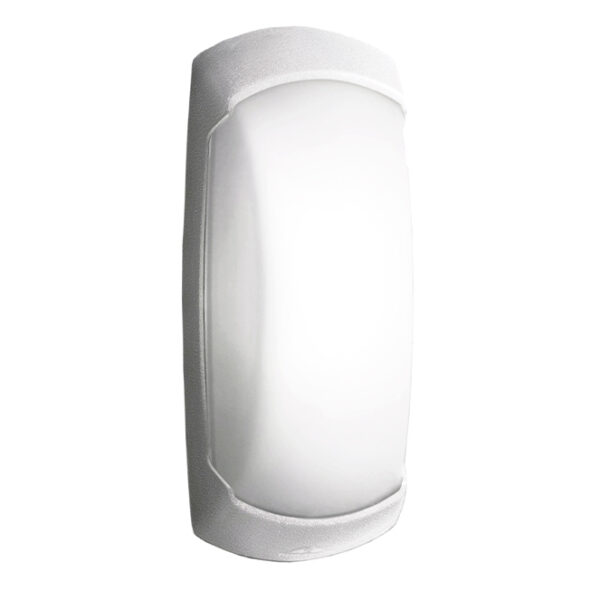 Aplique de Parede Francy Branco 1x E27 IP66
