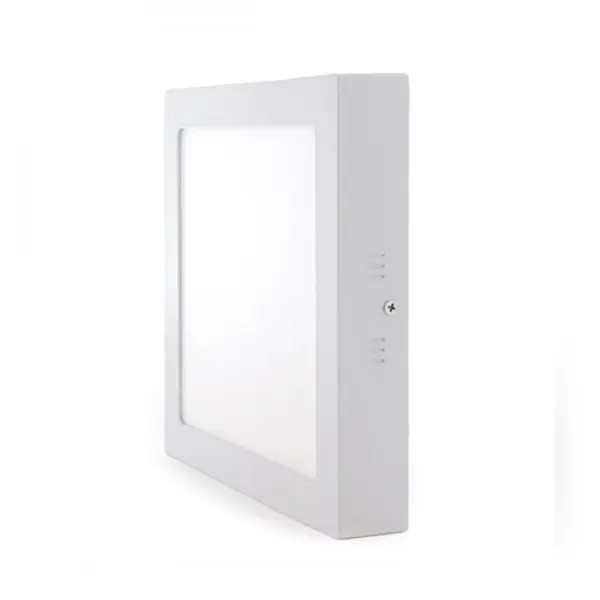 Placa LED Quadrado Saliente Branco 24W IP44