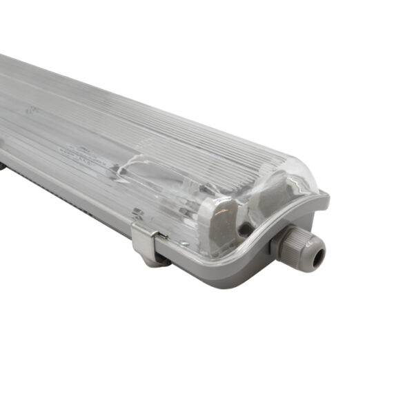 Armadura Estanque T8 LED 1x60cm IP65 Ligação 1 Lado