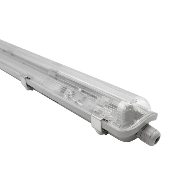 Armadura Estanque T8 LED 1x60cm IP65 Ligação 1 Lado
