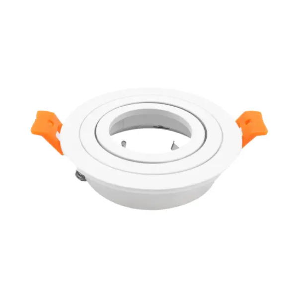 Aro GU10 Orientável Redondo Branco IP20