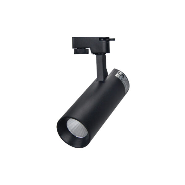 Foco LED ZUNIT Calha Trifásica Preto 15W CCT3 + Dourado
