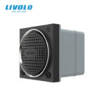 Coluna Bluetooth Livolo Preto (LVL-FCF-2BP)