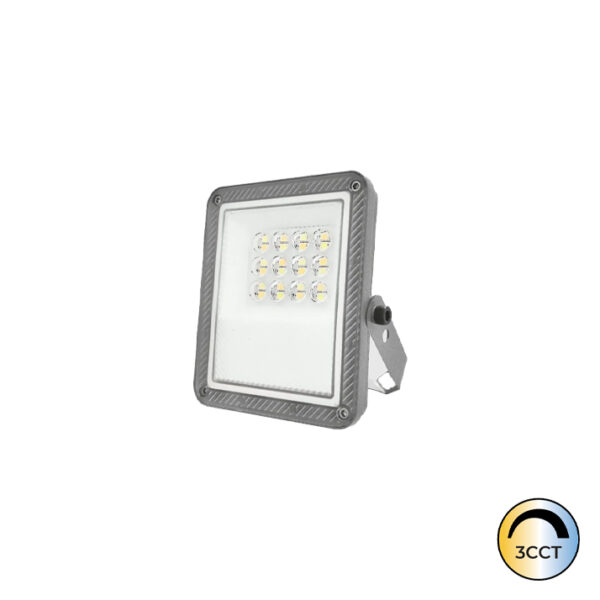 Projetor LED Slim Cinza 10W CCT3 IP65