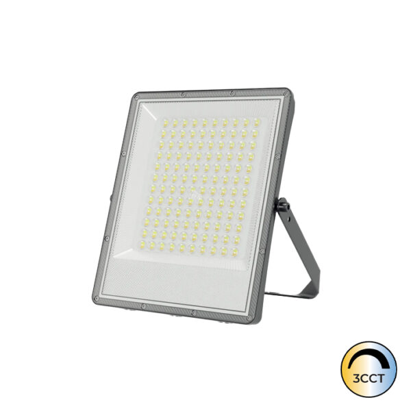 Projetor LED Slim Cinza 100W CCT3 IP65