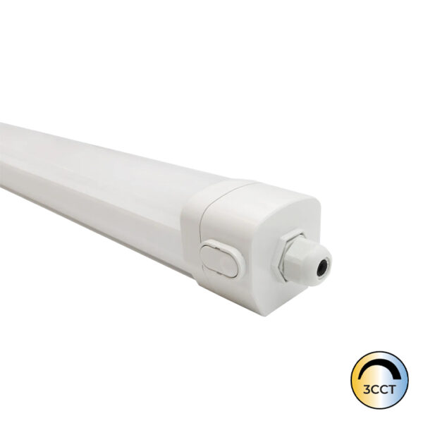 Armadura LED Estanque 120cm 36W CCT3 IP65