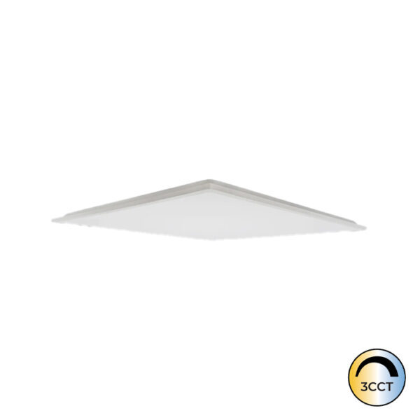 Painel LED Embutido 60x60cm Branco 40W CCT3 IP44