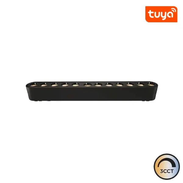 Foco Calha Linear LED Magnética Slim 12W 40V 36º Preto CCT3