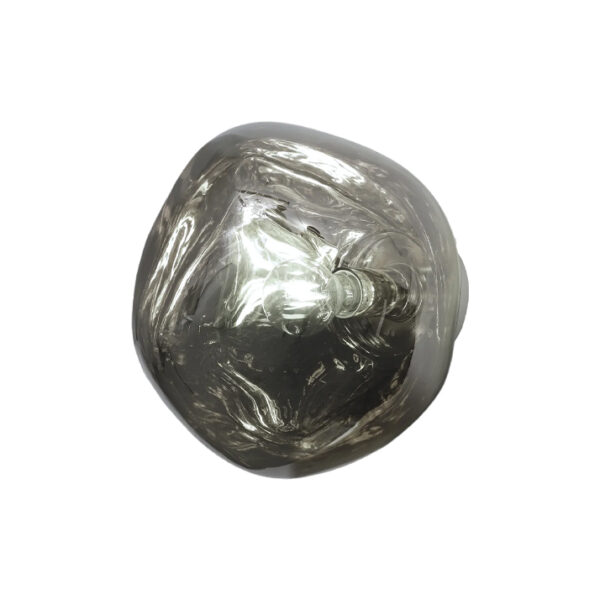 Aplique de Parede Vulcano 1x E27 Prateado