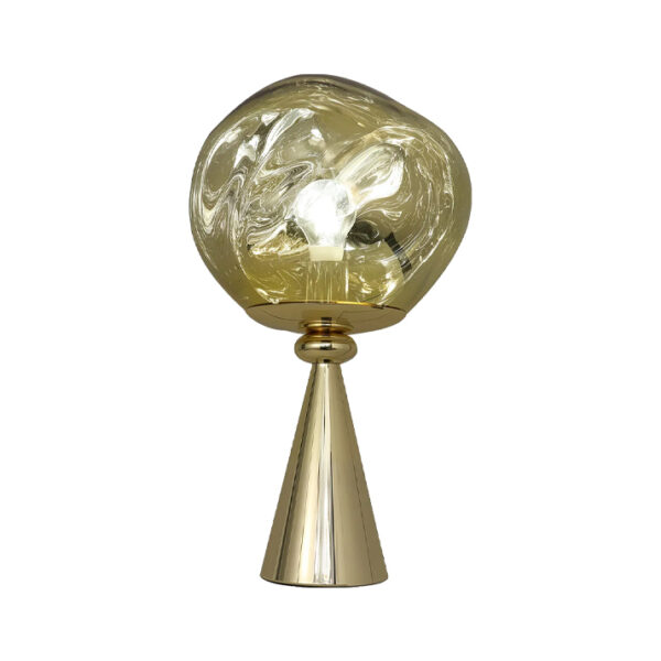 Candeeiro de Mesa Vulcano 1x E27 Dourado