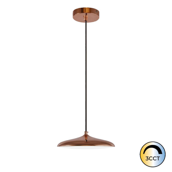 Candeeiro Suspensão Flow 12W Cobre CCT3