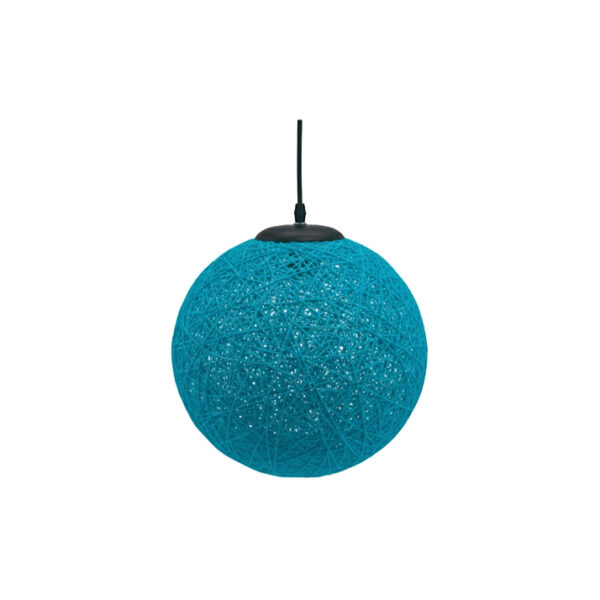 Candeeiro Suspensão Weave 1x E27 Azul