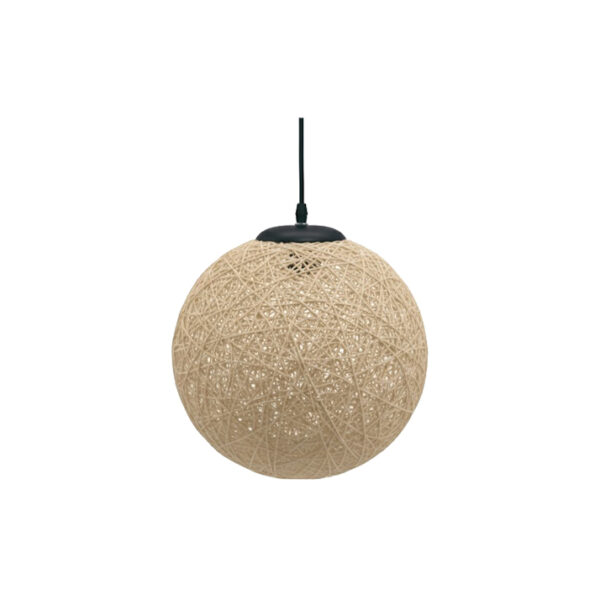 Candeeiro Suspensão Weave 1x E27 Bege