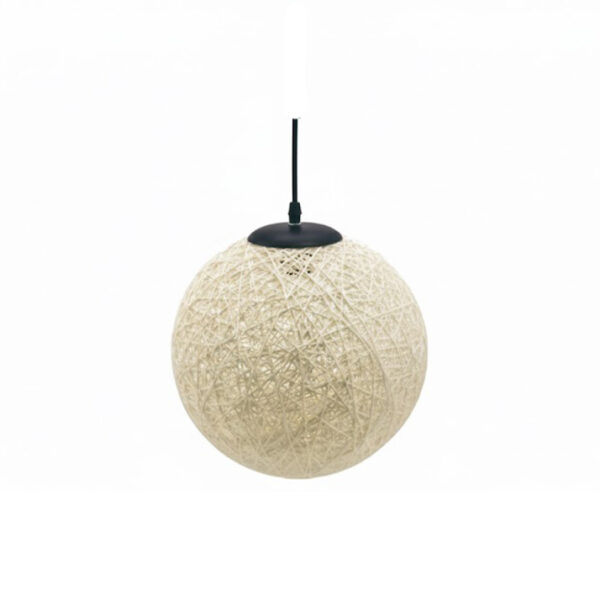 Candeeiro Suspensão Weave 1x E27 Branco