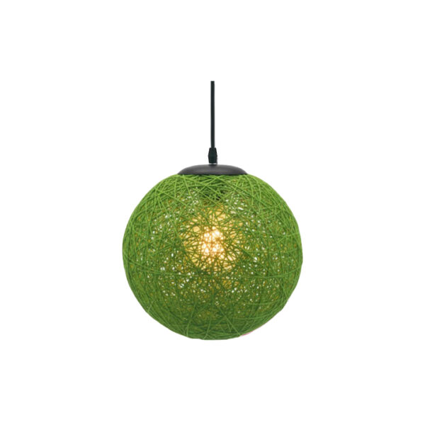 Candeeiro Suspensão Weave 1x E27 Verde