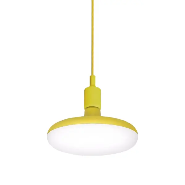 Candeeiro Suspensão Color 1x E27 18W Amarelo 6500K