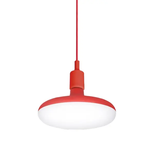 Candeeiro Suspensão Color 1x E27 18W Vermelho 6500K