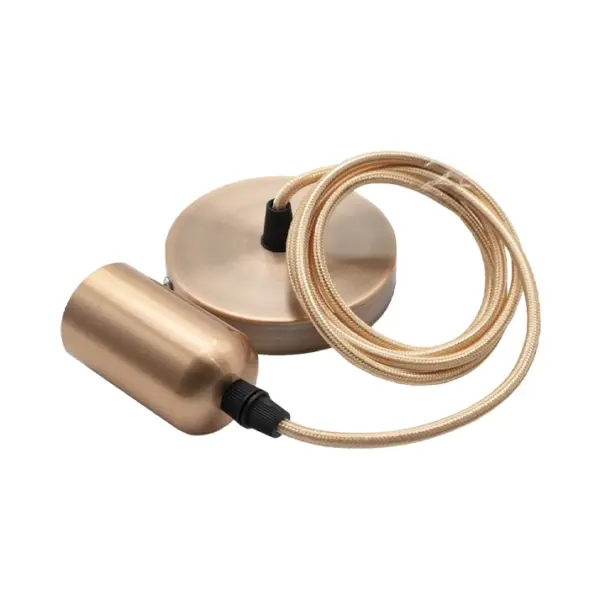 Candeeiro Suspensão Soft 1x E27 Cobre Fosco
