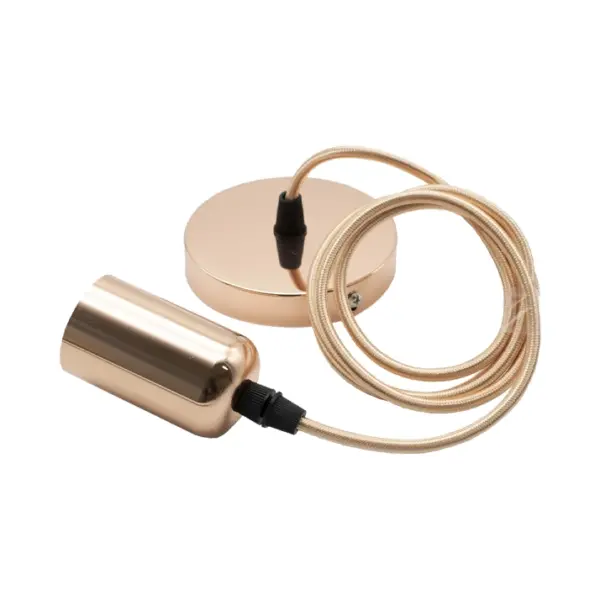 Candeeiro Suspensão Soft 1x E27 Cobre