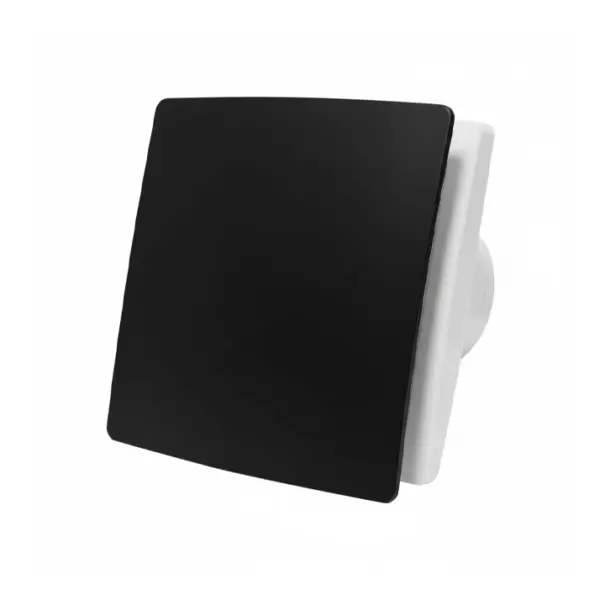 Extrator WC 16W Furo Ø100mm IPX4 c/ Tampa PVC Preto