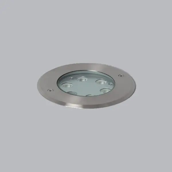 Projetor LED de Chão Inox304 Redondo 7W 3000K IP67