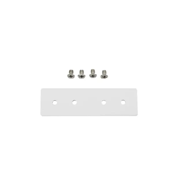 Conector União Calha Magnética Suspensa Slim Branca