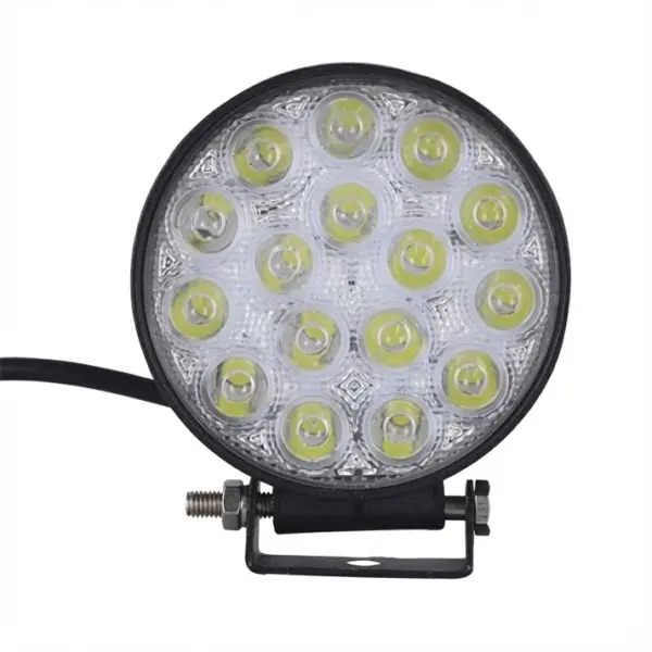 Projetor LED Redondo Offroad 5V - 80V DC 48W 6000K IP67