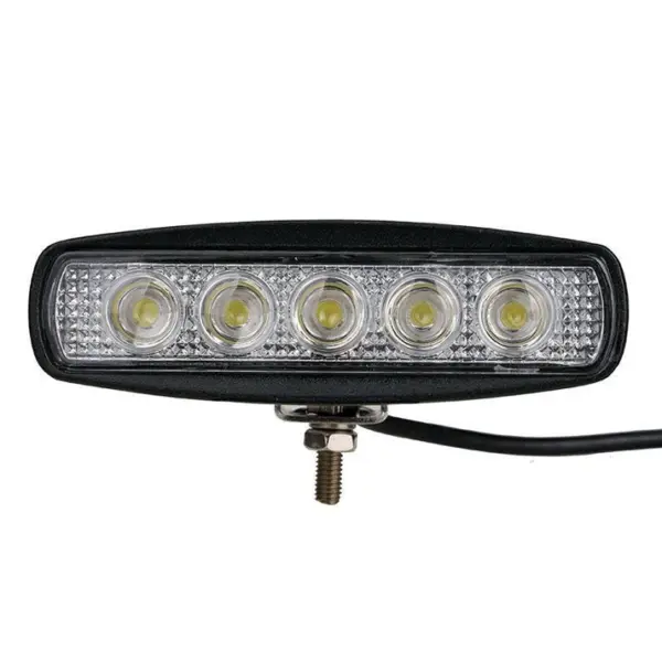 Projetor LED Retângular Offroad 9V - 24V DC 18W 6000K IP67
