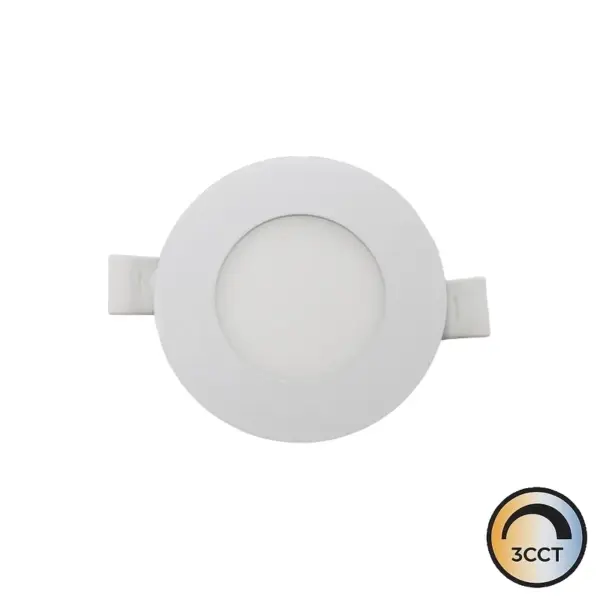 Downlight LED Redondo Embutido PRO Driver EAGLE 5W CCT3 IP44