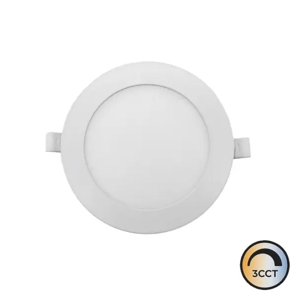 Downlight LED Redondo Embutido PRO Driver EAGLE 9W CCT3 IP44