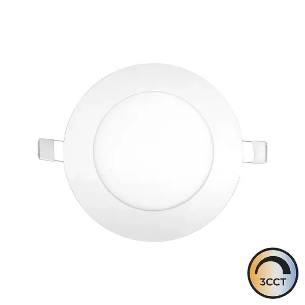 Downlight LED Redondo Embutido Branco 6W CCT3 IP44