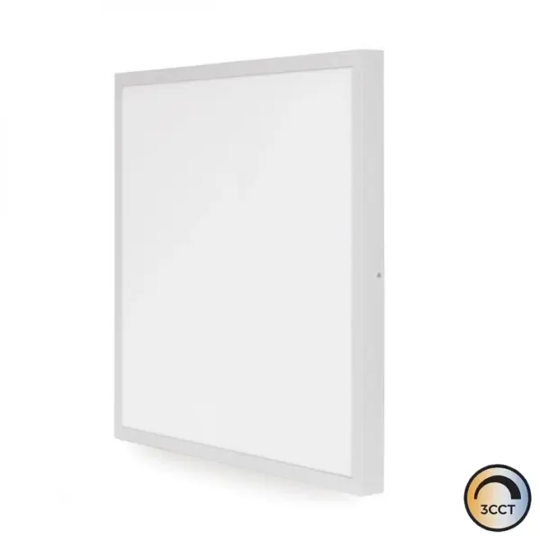 Placa LED Quadrado Saliente Branco 36W CCT3 IP44