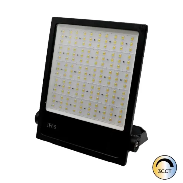 Projetor LED Profissional Mega II Preto 300W CCT3 IP66