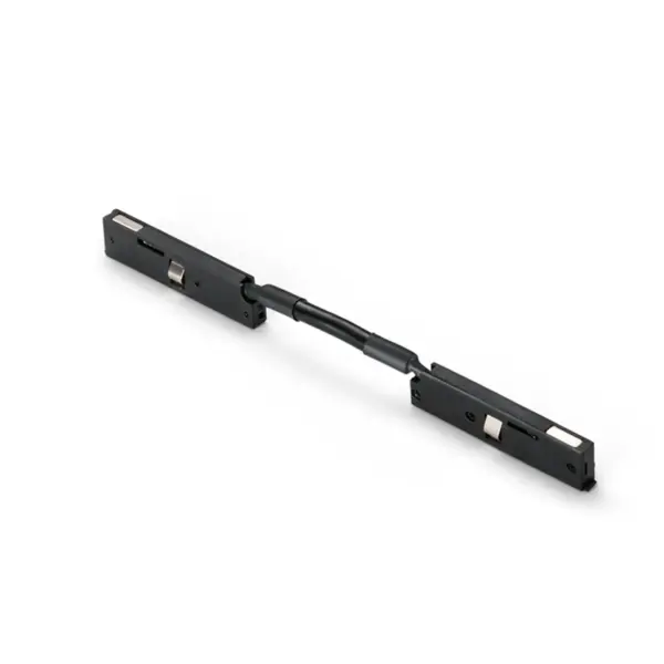 Conector Linear com fio p/ Calha Magnética Deva Preto
