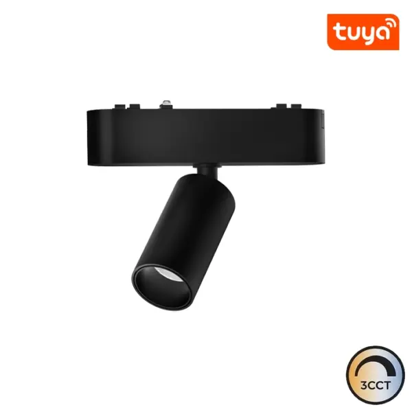 Projetor LED Calha Magnética Slim 5W 40V Preto CCT3