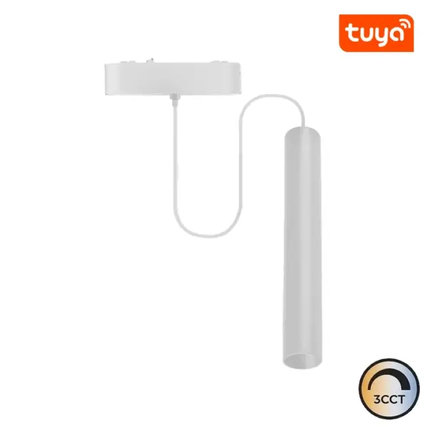 Candeeiro Suspenso LED Calha Magnética 7W 40V Branco CCT3