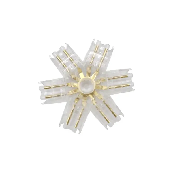 Conector 6 vias para Módulo LED Hexagonal