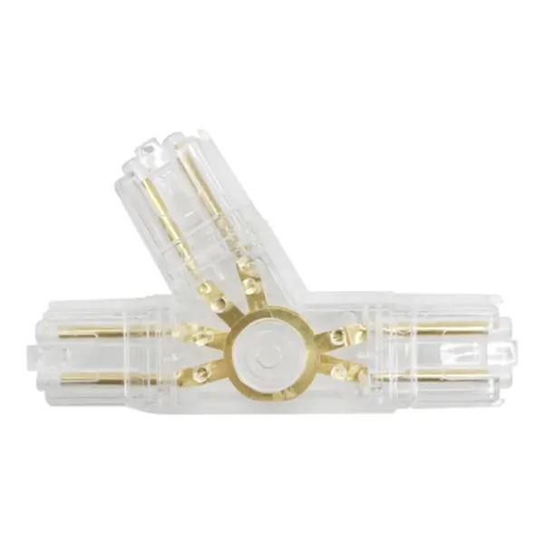 Conector 180º 3 vias Direito para Módulo LED Hexagonal
