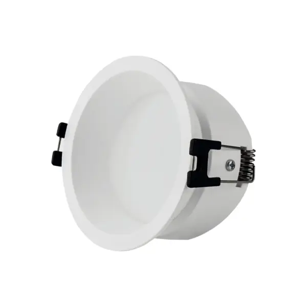 Aro GU10 PC Fixo Recuado Redondo Branco IP65