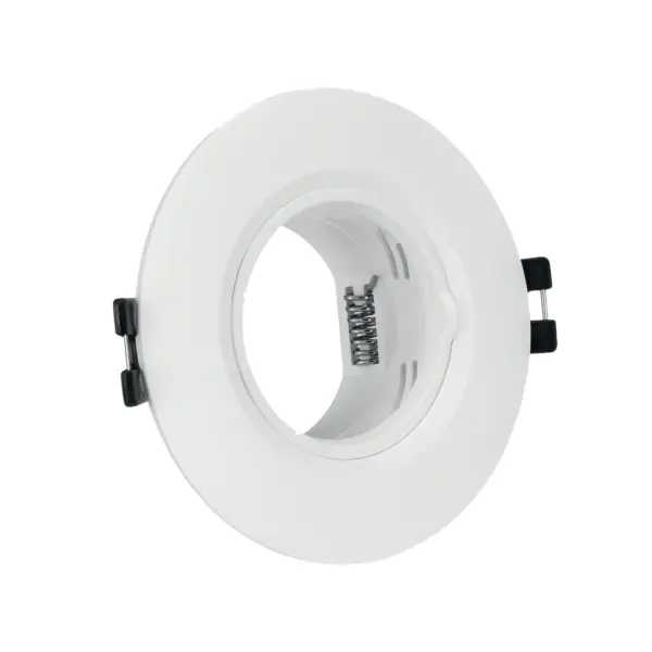 Aro GU10 PC Fixo Redondo Branco IP20