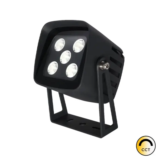 Projetor Jardim Detalea Grafite 15W CCT IP66