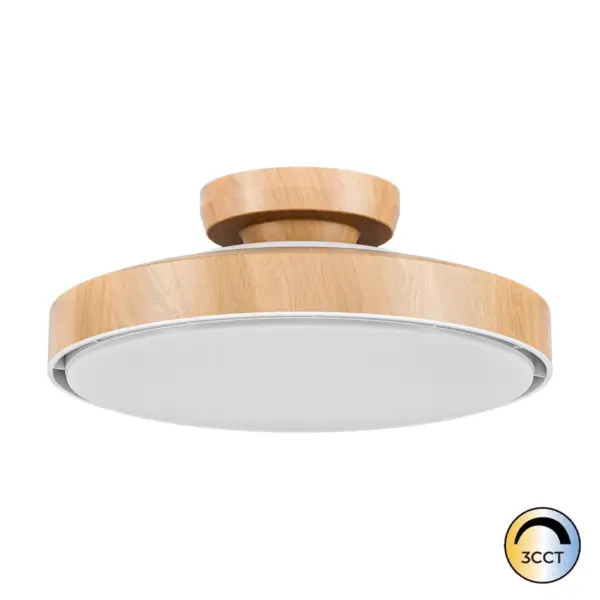 Ventilador LED Faro 56W Motor 24W Madeira CCT3