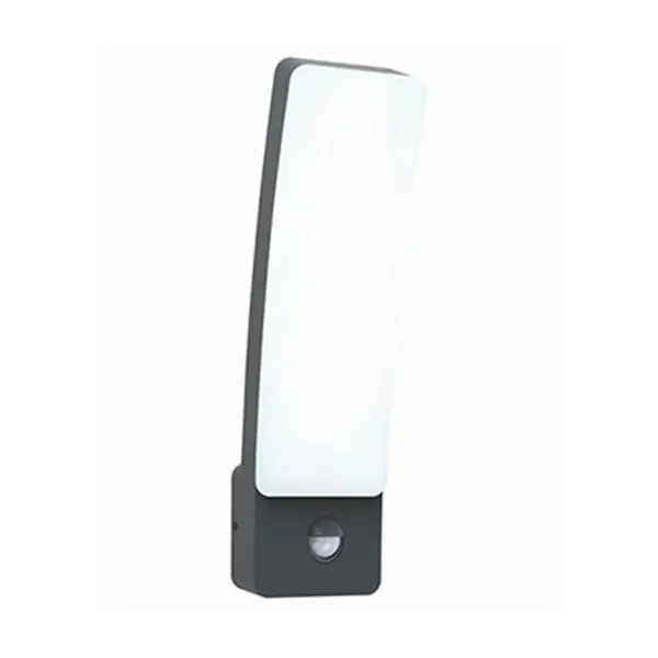 Aplique de Parede LED Kira c/Sensor Antracite 18W IP54