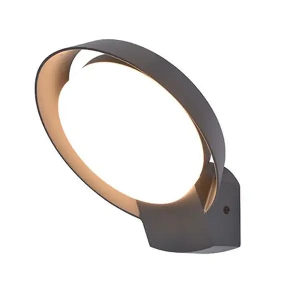 Aplique de Parede LED Polo Antracite 15W IP54