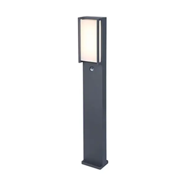 Baliza Jardim LED Qubo c/Sensor Antracite 14.3W IP54