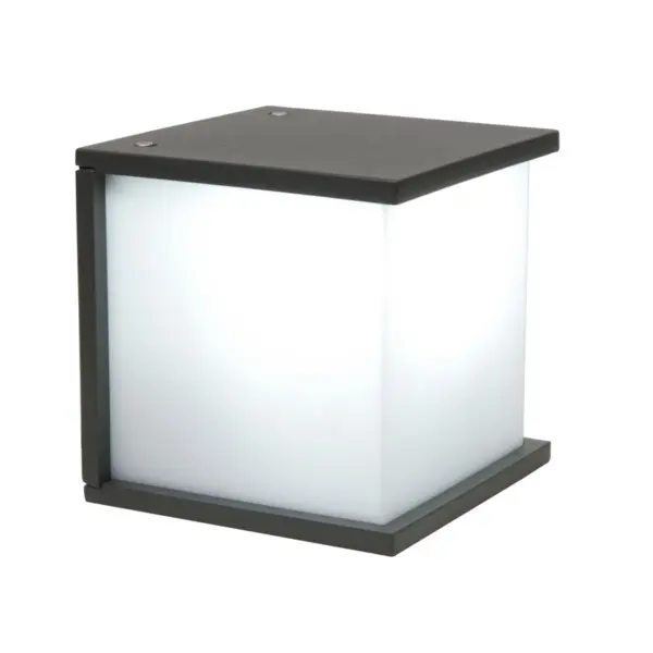 Aplique de Parede LED Box Cube 1x E27 Antracite IP44