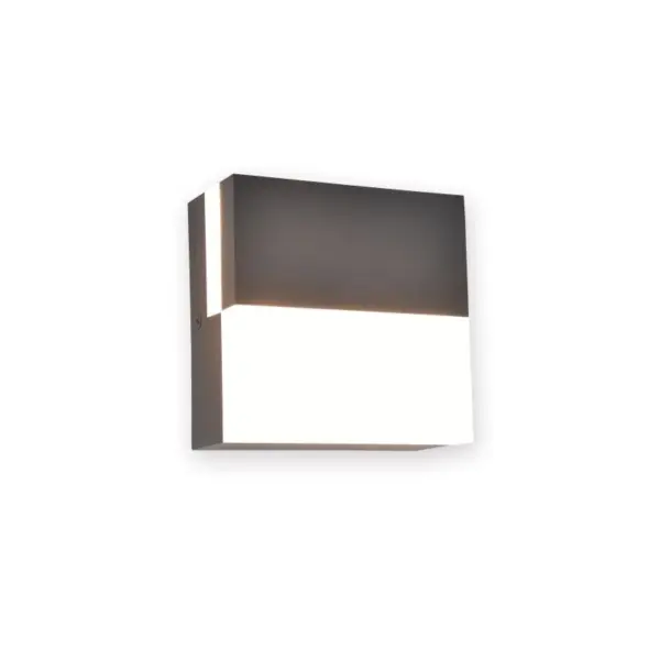 Aplique de Parede LED Domino Antracite 17W IP65