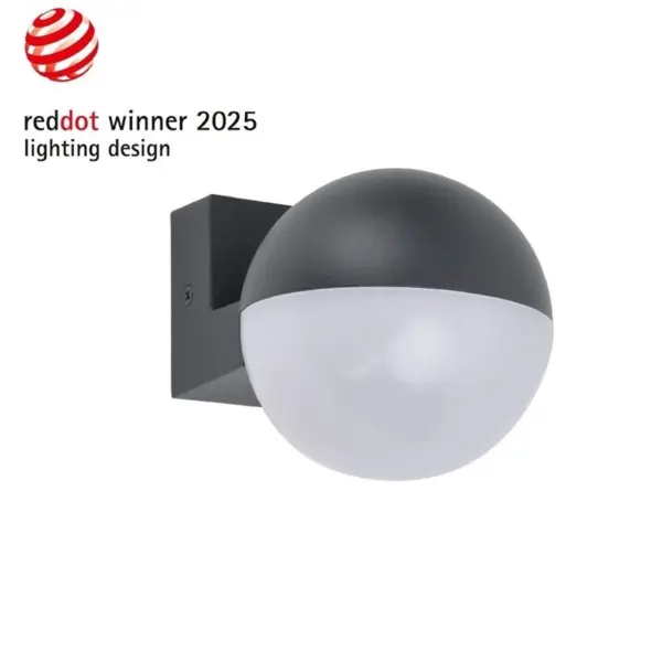 Aplique de Parede LED Looma Antracite 7.8W IP54