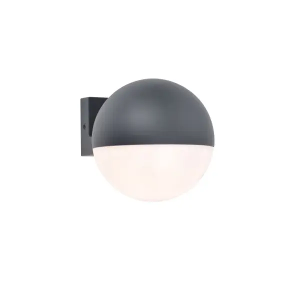 Aplique de Parede LED Looma 1x E27 Antracite IP54